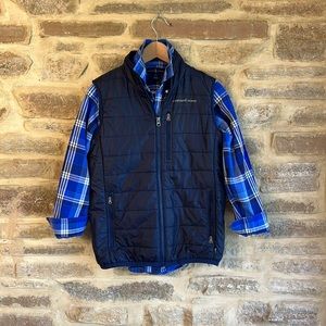 Preppy boys bundle - VV vest & button down Ralph Lauren Polo